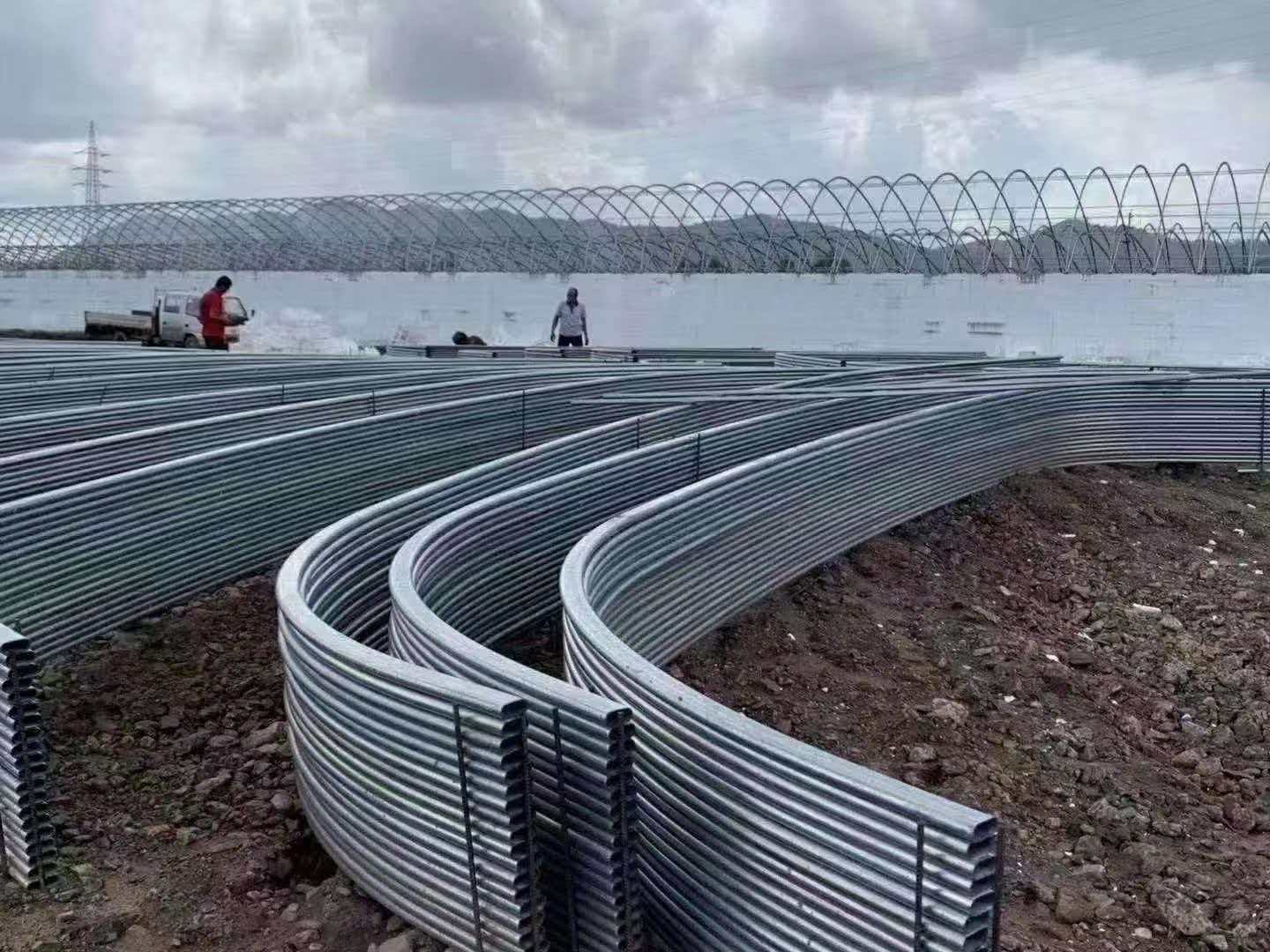 Γαλβανισμένος Ελλειπτικός Σωλήνας Λεπτού Τοίχου